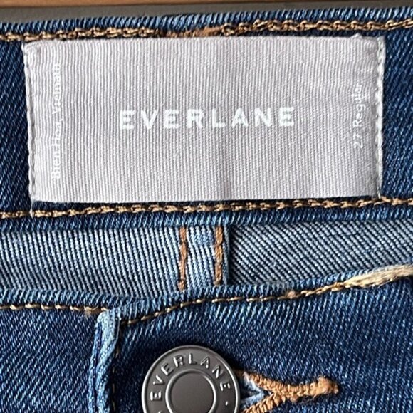 EVERLANE dark Wash high rise jeans size 27 - Picture 7 of 10